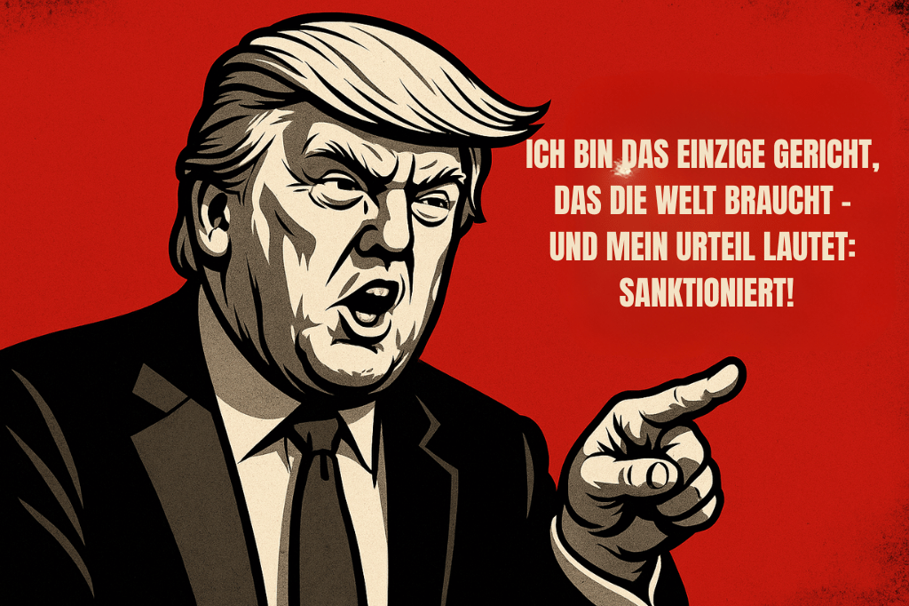 TRUMP ZUM IStGH: „ICH BIN DAS EINZIGE GERICHT, DAS DIE WELT BRAUCHT – UND MEIN URTEIL LAUTET: SANKTIONIERT!“