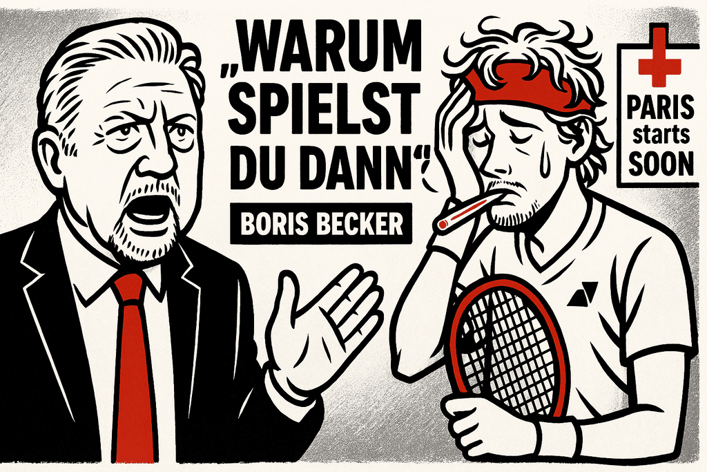 „Warum spielst du dann?“ – Boris Becker, der Tennisorakel von Worms, erklärt Alexander Zverev den Unterschied zwischen Fieber, Fehlern und Finalträumen