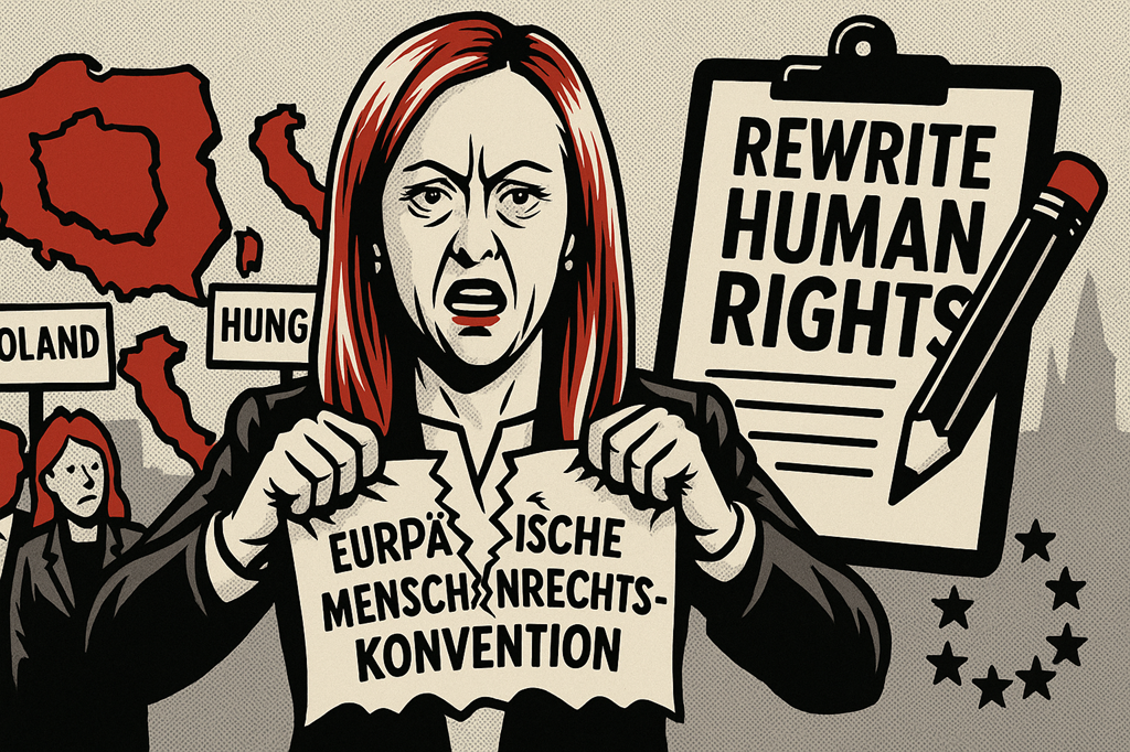 Giorgia Meloni ruft zur Konterrevolution der Konventionen – „Menschlichkeit ist keine Grenze, sondern ein Sicherheitsrisiko“