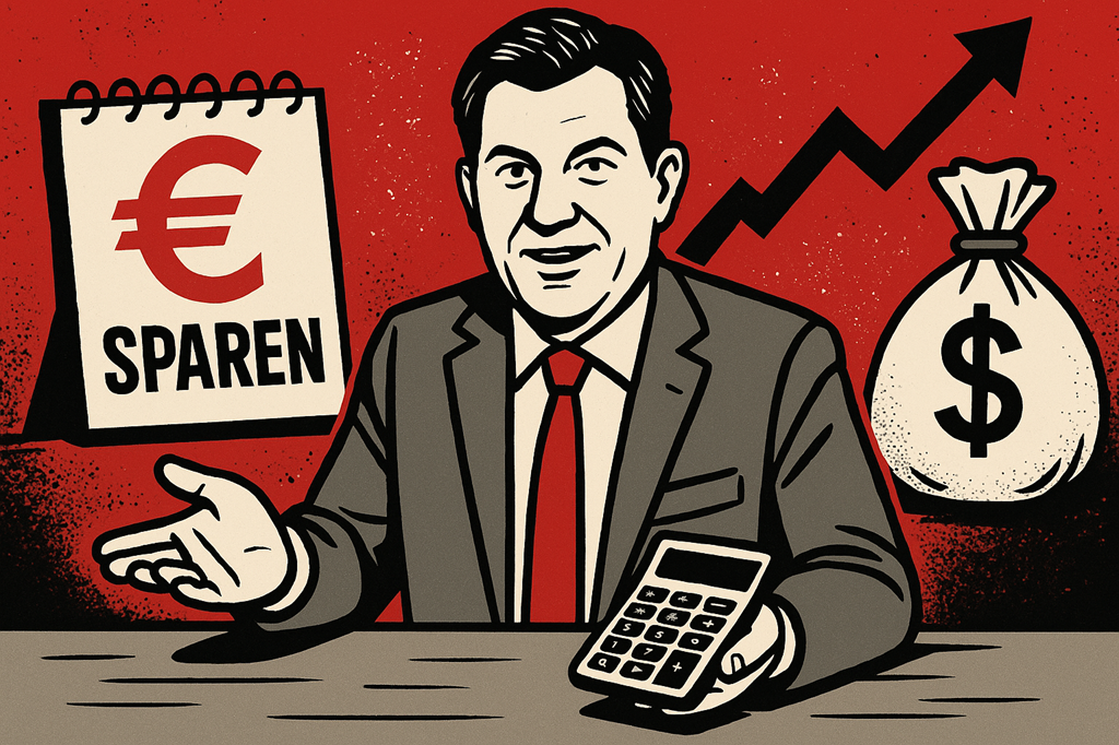 Lars „Der Liquiditätslöwe“ Klingbeil – Wenn der Taschenrechner rot wählt