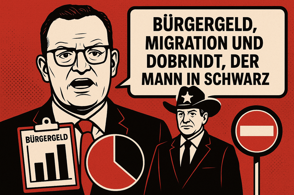 Jens Spahn regelt das – Bürgergeld, Migration und Dobrindt, der Mann in Schwarz