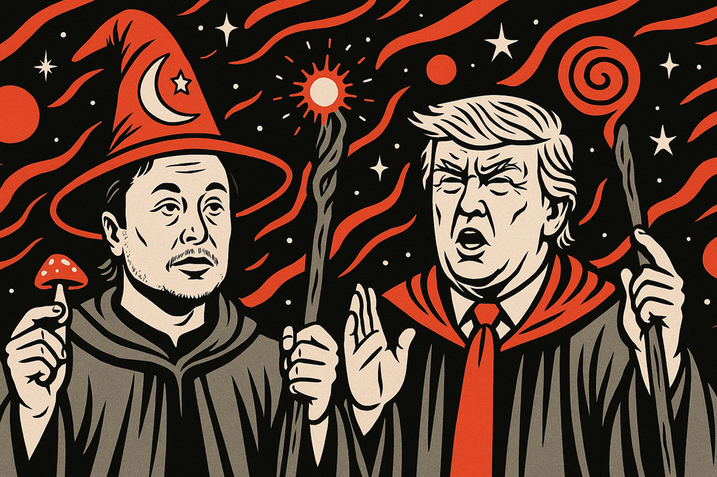 ELON, DER ERLEUCHTETE – Warum Ketamin nur der Anfang war und Trump bald das erste psychedelische Kabinett der Welt einführt