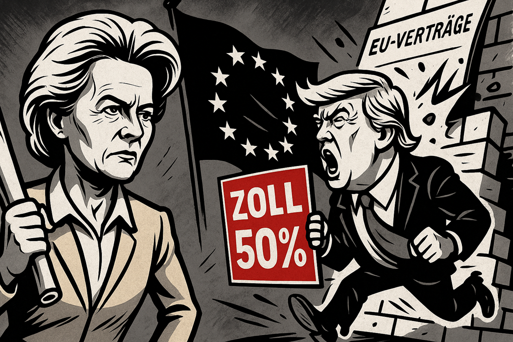 Zölle verdoppelt, Geduld halbiert – Von der Leyen erklärt Trump zum Gefahrgut