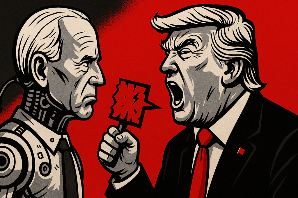 „Clone Wars: Truth Social Edition“ – Trump teilt Theorie, laut der Biden ein Roboter sei (was einiges erklären würde)