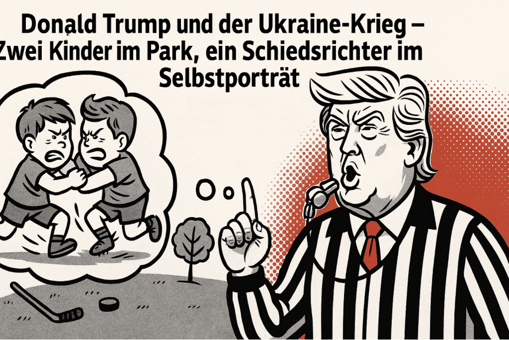 Donald Trump und der Ukraine-Krieg – Zwei Kinder im Park, ein Schiedsrichter im Selbstporträt