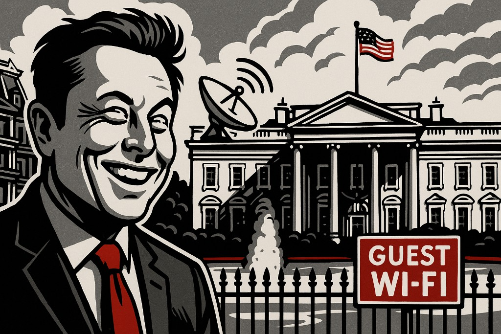 Starlink über dem Weißen Haus – WLAN für Feinde der Demokratie, powered by Elon