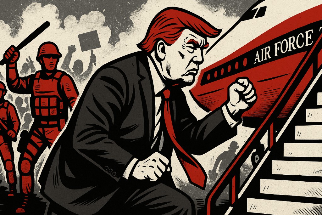 Stolz, Sturm und Stolpern – Trump marschiert gegen den Aufstand (und die Schwerkraft)