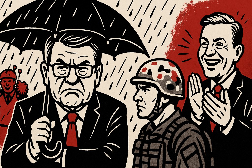 Ralf Stegners Regenschirm-Offensive – oder: Wie man mit 65 Jahren noch lernt, sich selbst zu überholen
