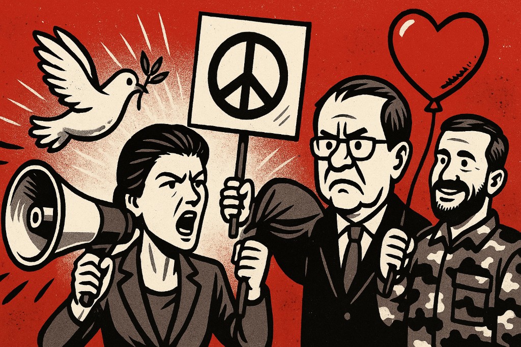 Wenn Frieden zur Pose wird – und Wagenknecht die SPD zum Walzer mit der AfD auffordert