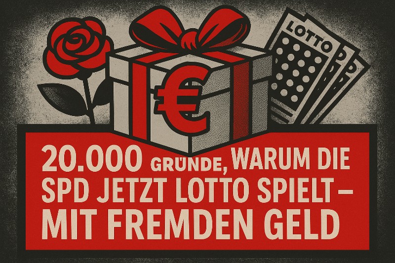 20.000 Gründe, warum die SPD jetzt Lotto spielt – mit fremdem Geld