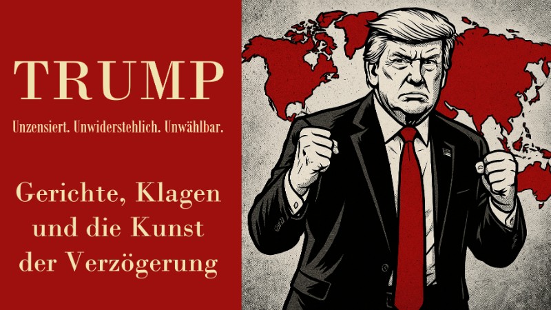 TRUMP – Unzensiert. Unwiderstehlich. Unwählbar - Gerichte, Klagen und die Kunst der Verzögerung
