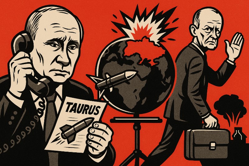 Putin spricht, Merz denkt – und der Rest der Welt fasst sich an den Kopf