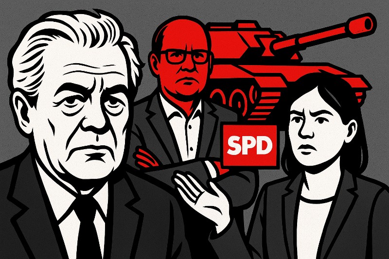Brandtneu verklingbeilt – Wie die SPD ihre letzte Vision im Fahrstuhl vergessen hat