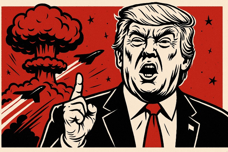 Make Bombing Great Again – Trumps Außenpolitik zwischen Air Force One und Ego-Zünder
