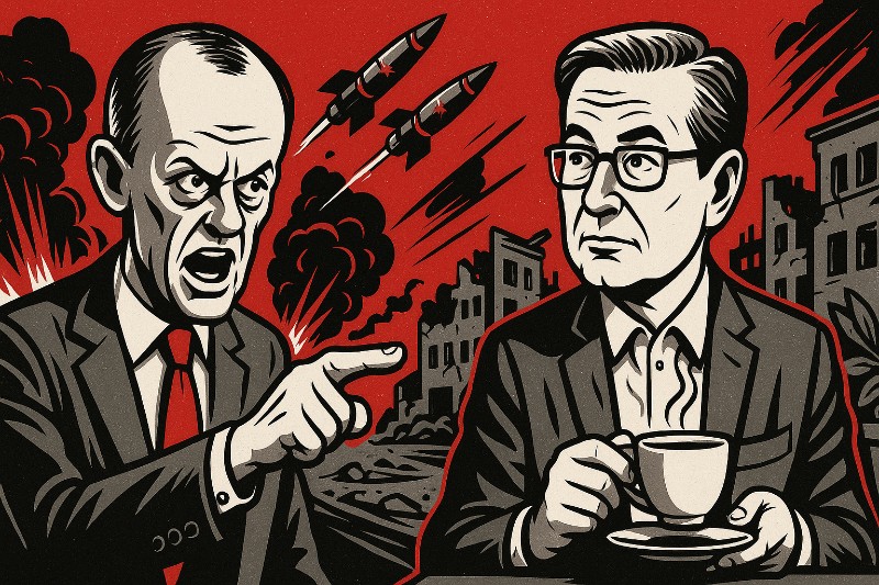 „MÄNNER, MACHT, MERZ“ – Der Nahost-Showdown aus dem CDU-Bällebad