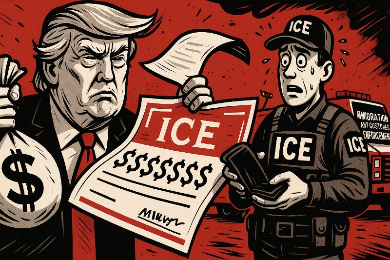 ICE ICE Budget, Baby – Trumps Abschiebebehörde schmilzt dahin wie seine Glaubwürdigkeit