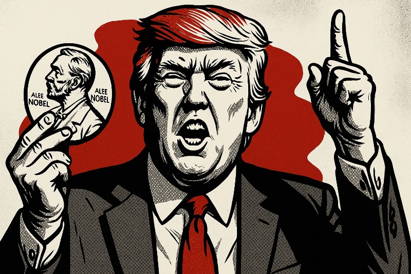 „Make Nobel Peace Great Again“ – Wie Donald Trump die Welt befriedet, indem er sie verunsichert