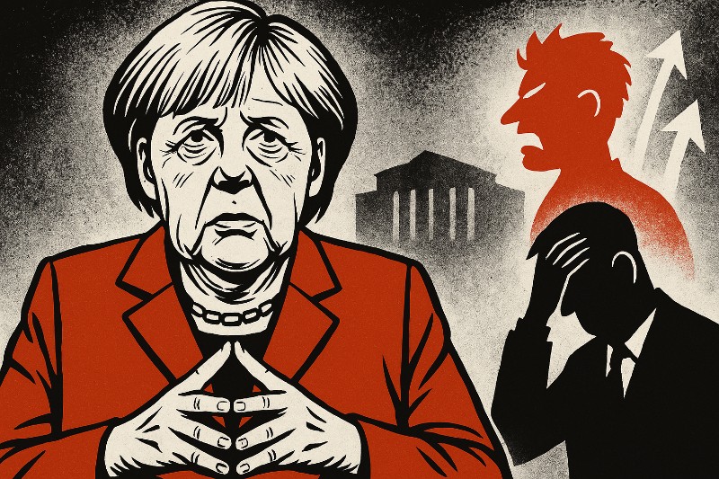 Die Rückkehr der Raute – Merkel mahnt, die CDU seufzt, die AfD grinst