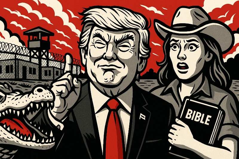 Alligator-Alcatraz: Trumps feuchter Traum vom perfekten Abschiebesumpf