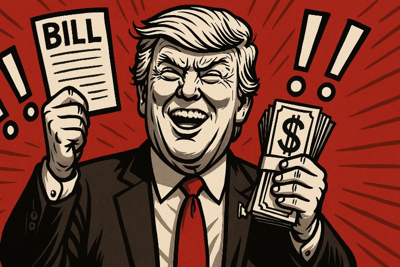 ONE BIG BEAUTIFUL BILL: Wie Donald Trump die USA mit einem Kugelschreiber ruiniert – und dabei fantastisch aussieht