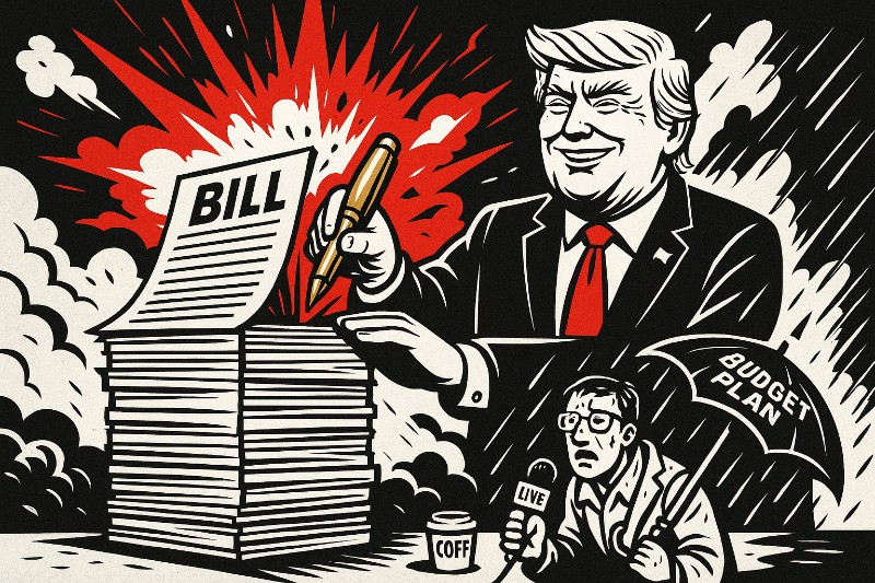 Big, Beautiful Bill – oder wie Trump versuchte, mit Schulden das Land zu retten, das er vorher pleite gemacht hat