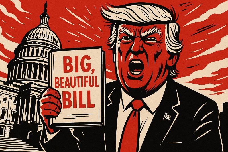 Der „Big, Beautiful Bill“ – Wie Donald Trump Amerika in einen Wirtschafts-Feuerschlucker verwandelte (und sich dabei selbst anzündete)