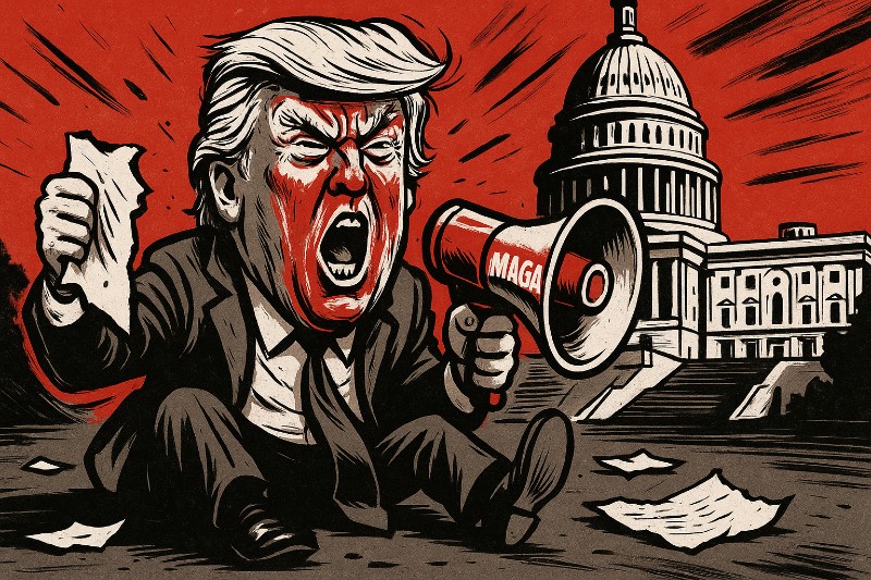 Big, Beautiful Bill kaputt – Trump rastet aus, weil fünf Republikaner kurz Hirn benutzen