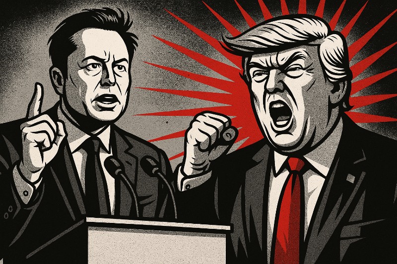 „America First, Elon Second – wenn zwei Egomanen um den letzten Popcornsitz in der Demokratie streiten