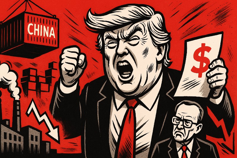 Zoll mich am A…! Wie Donald Trump Amerika mit Strafzöllen heilt – und die Welt dabei in den Wahnsinn treibt