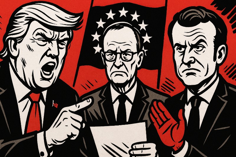 Trump wütet, Merz murmelt: Europa stellt sich quer – und Trump sieht rot (wie immer)