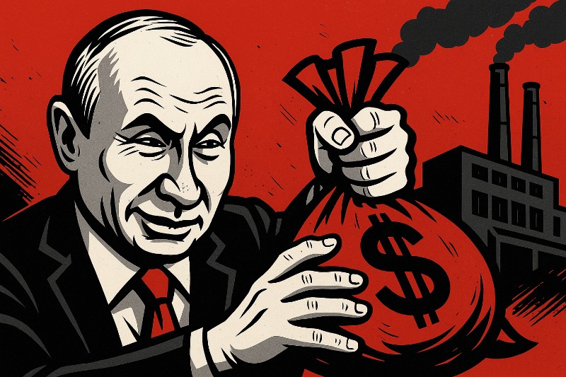 Putin kassiert durch: Der Zar mit dem goldenen Enteignungspinsel