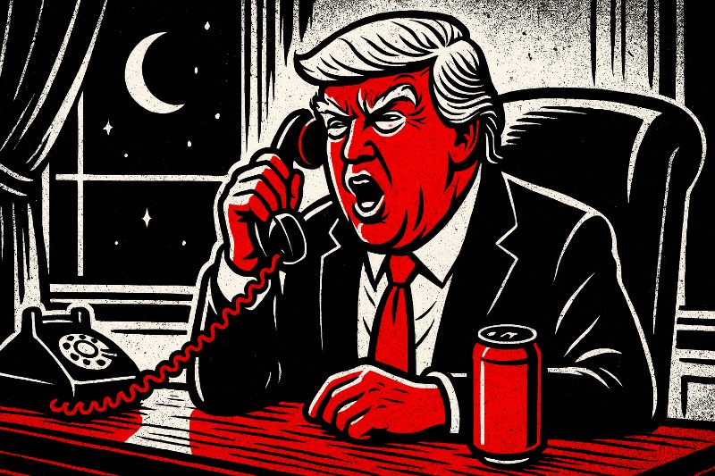 „Late-Night Don“ – Wenn der Präsident nachts durchklingelt wie ein liebeskranker Teenager