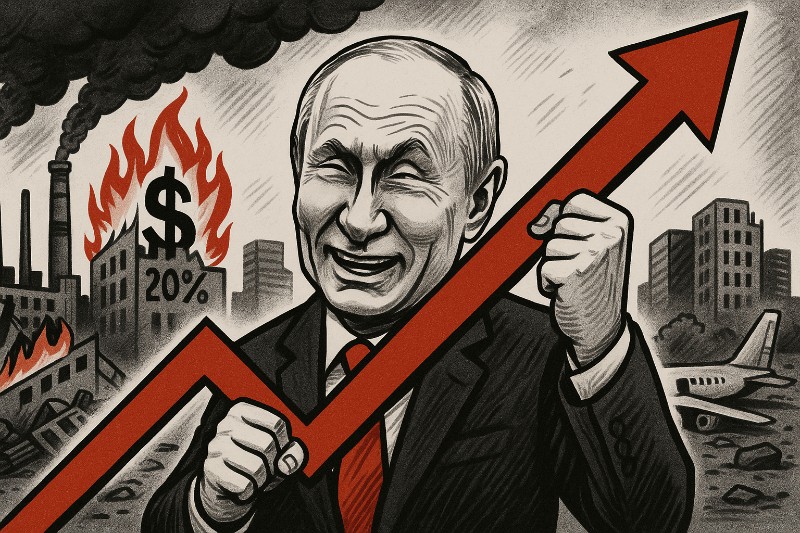 „Wir wachsen schneller als unsere Schulden“ – Putins Wirtschaftszaubershow