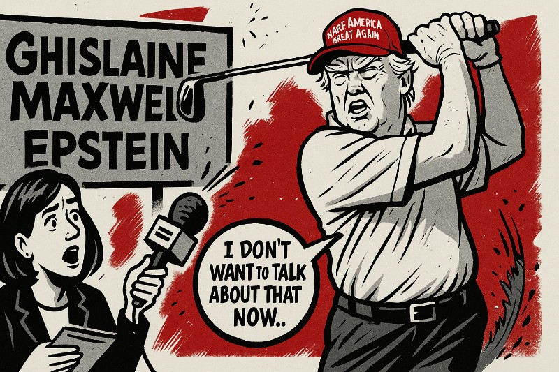 Gnade auf dem Golfplatz – Donald Trump und das Maxwell-Debakel zwischen Sandbunker und moralischer Kernschmelze