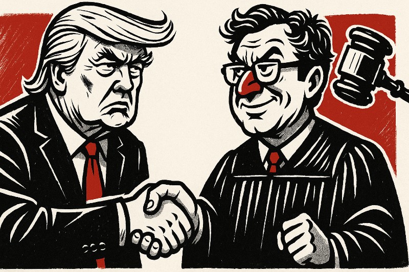 Richter Gnadenlos – Wenn Trump den Gerichtssaal zur Golfanlage macht