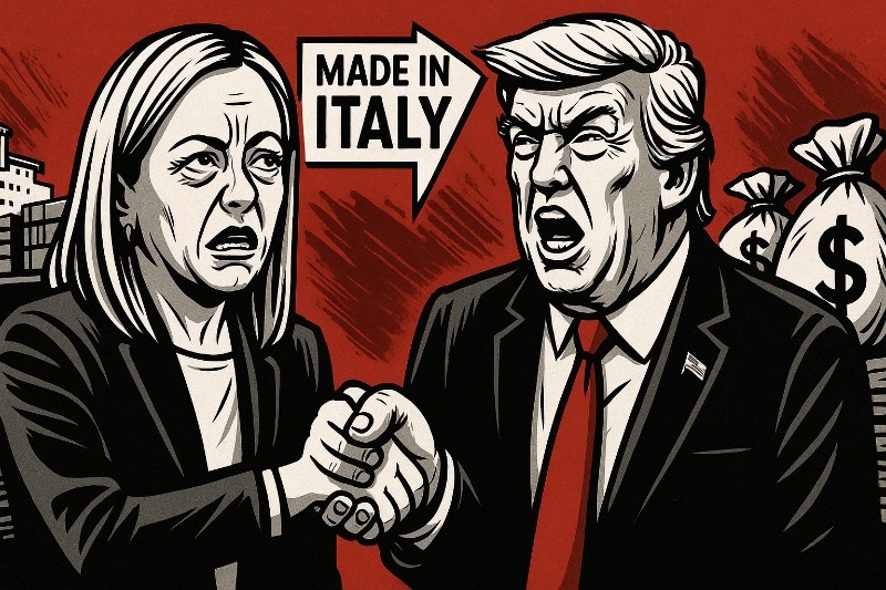 Meloni und der Zolldonner: Wie die Donna della Destra ihr Land an Donald verhökerte