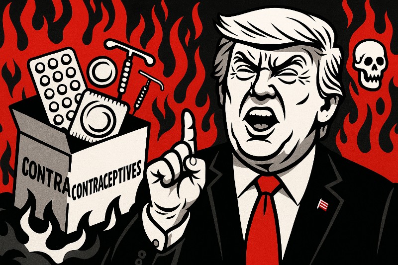 Trump vs. Spirale: Der heilige Kreuzzug gegen Gummi, Pille und Menschenverstand