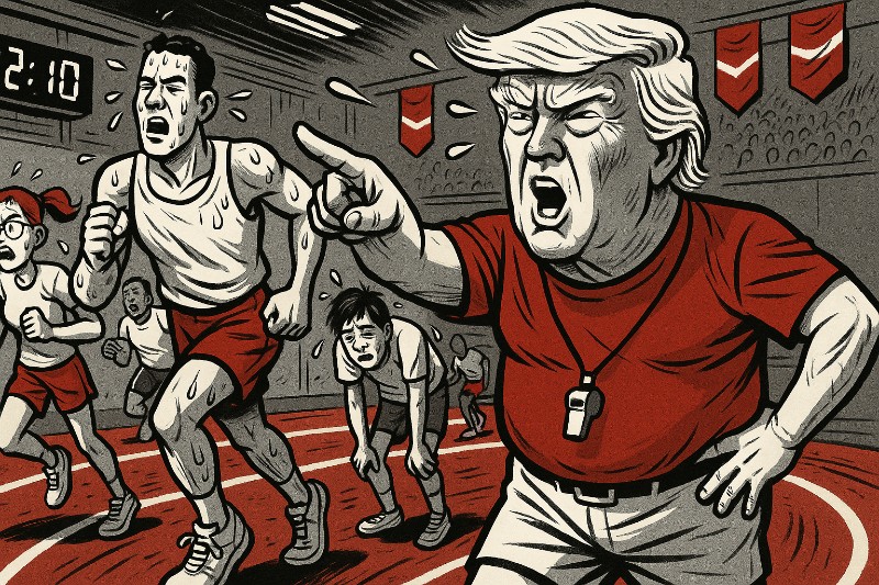 Turnen macht frei – Trumps Rückkehr zur autoritären Leibesertüchtigung