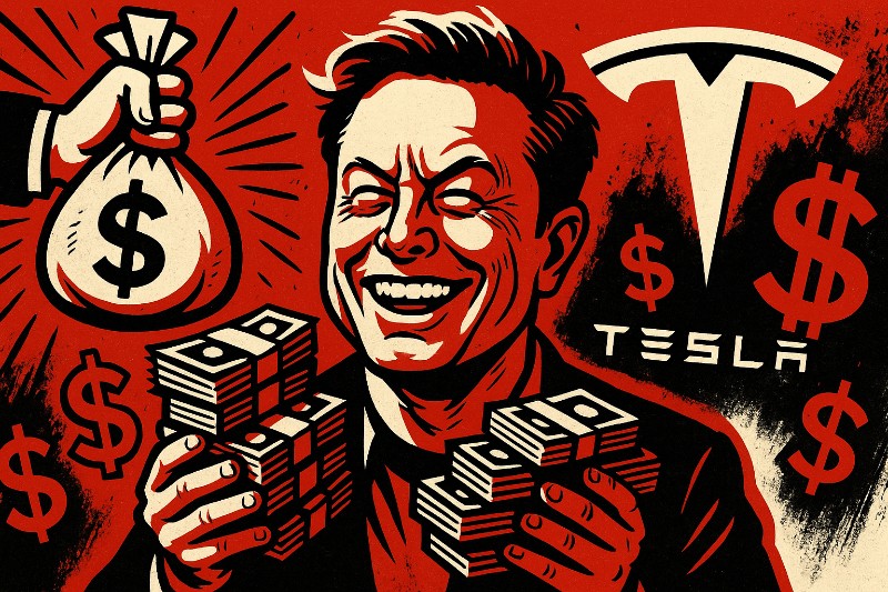 Elon „Aktiengott“ Musk – Der Mann, der sich selbst bezahlt (und dann verklagt)