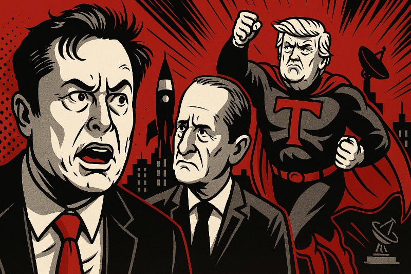 Elon Musk – der Mann, der Raketen landen kann, aber politisch im Blindflug ist