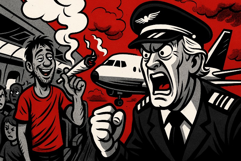 High Fly United – Wenn der Pilot nicht abheben will, aber der Joint schon