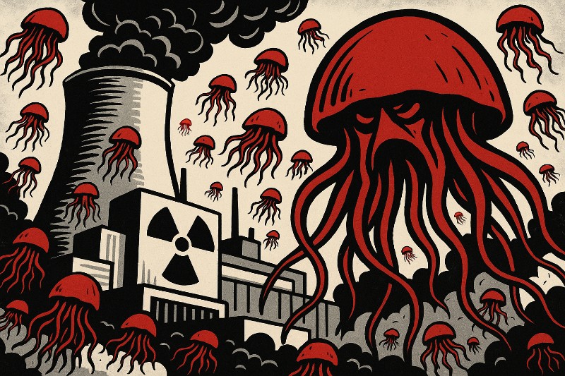 Frankreich im Quallen-Stromausfall – Wenn die Gallertbrigade das Atomzeitalter besiegt