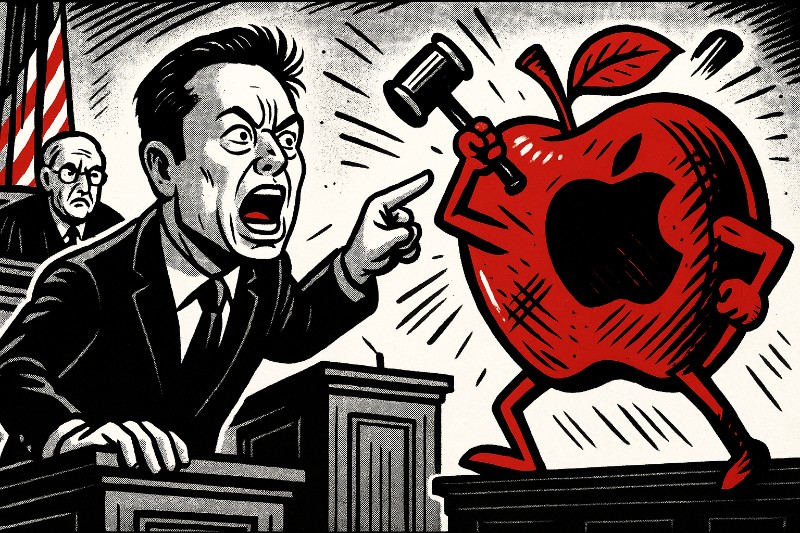 Elon Musk gegen Apple – der App-Store-Krieg der Galaxien