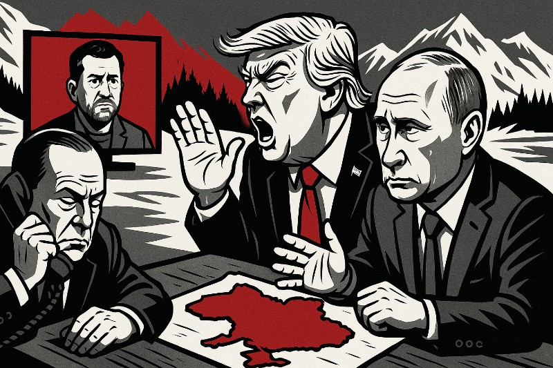 Der Alaska-Gipfel – oder wie Trump und Putin über die Ukraine reden, während Europa auf Mute geschaltet ist