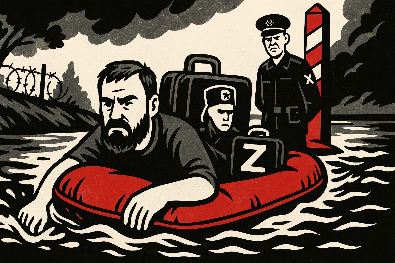 Mission: Matratzenmann – Wie ein polnischer Putin-Fan mit der Luftmatratze in den dritten Weltkrieg schippern wollte