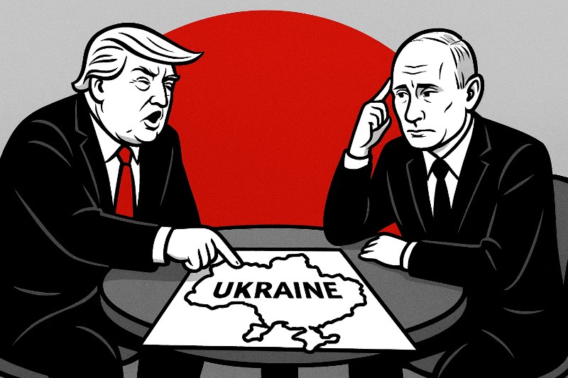 Der Gipfel der Eitelkeiten – Wenn Trump Frieden stiften will und Putin sich schon das Land einrahmt