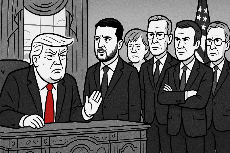 Operation Weltfrieden – Jetzt auch in Trump’s Reality-Show: Staffel 2, Episode 1 – Die Rückkehr der Friedensmimen