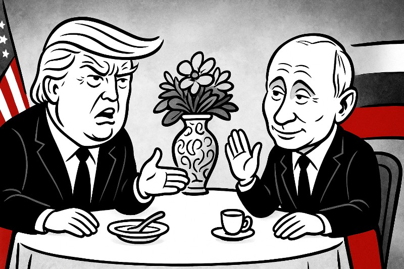 Hammerzeit im Weißen Haus: Wie Trump mit Samthandschuhen gegen Putin kämpft (und Pence mit der Abrissbirne wedelt)