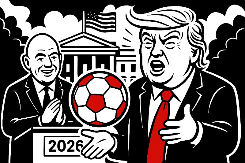 Der Ball ist rund, das Ego eckig: WM-Auslosung 2026 im Trump-Format
