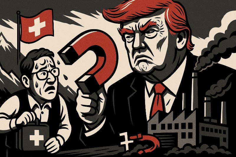 Trump, die Schweiz und der Zollhammer – Fondue im Handelskrieg